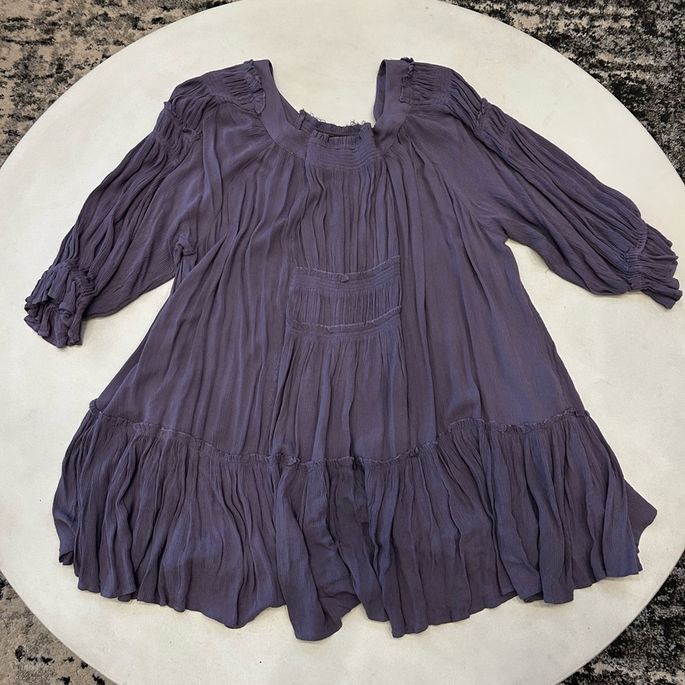 Free People Lavender Knit Dress Top